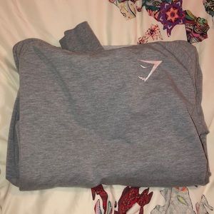 Fitted Gym shark hoodie